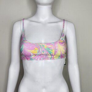 NWT VDM The Label Sienna Bikini Top Sorbet Marble X Small